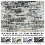 5x7 Washable Area Rug: Soft, Non-Skid Modern Abstract Carpet for Living Room, Bedroom, Dining, Home Office. - Image 7