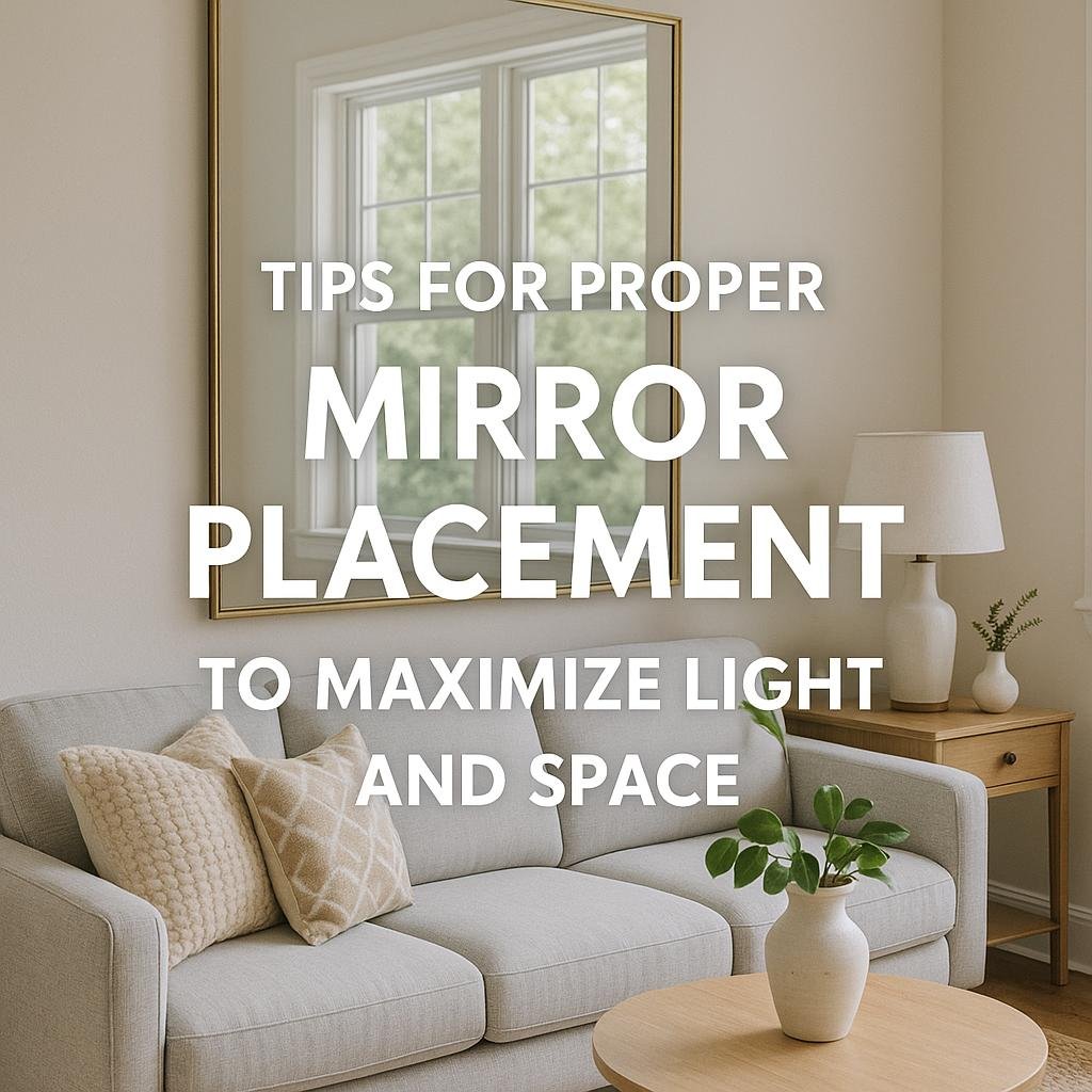 tips for Proper Mirror Placement to Maximize Light and Space