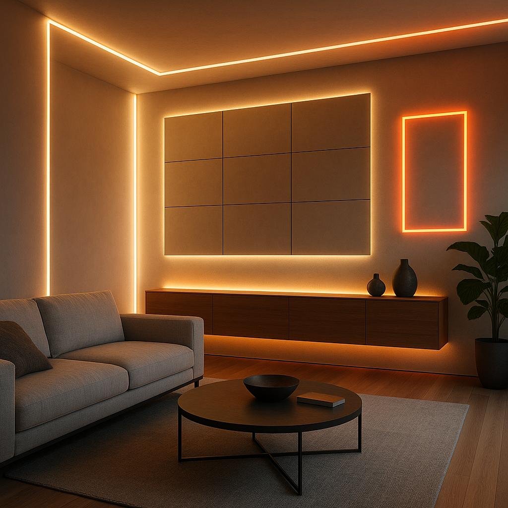 Creative Ways to Integrate LED Strips for a Modern⁤ Touch