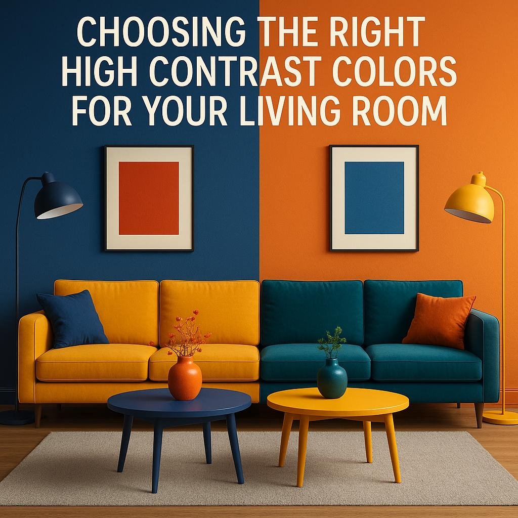 Choosing the Right high Contrast Colors for Your Living Room