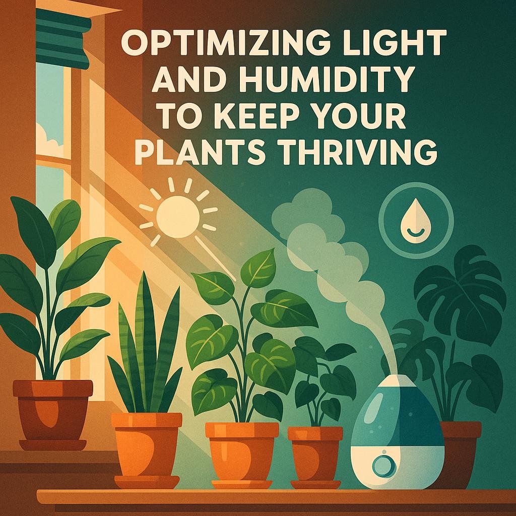 Optimizing light and Humidity to Keep Your Plants Thriving