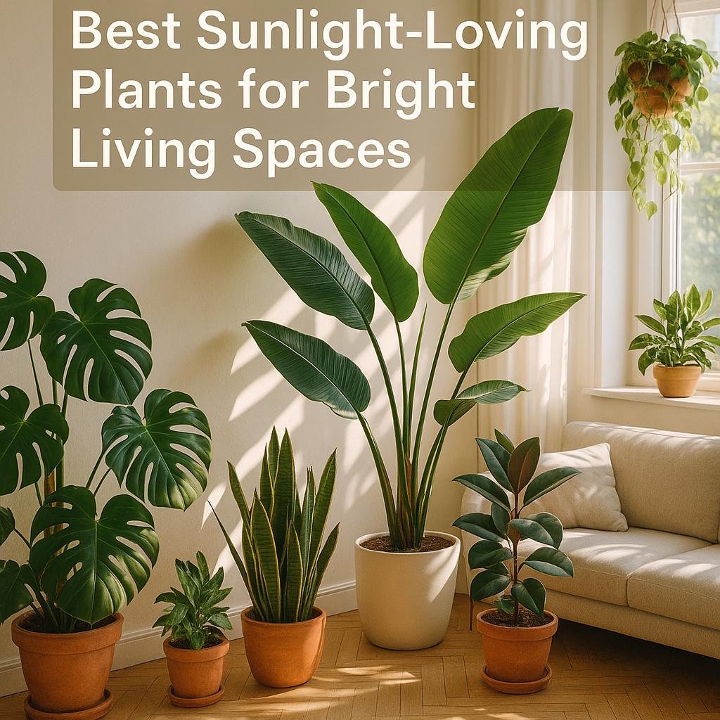 Best Sunlight-Loving Plants for Bright Living Spaces