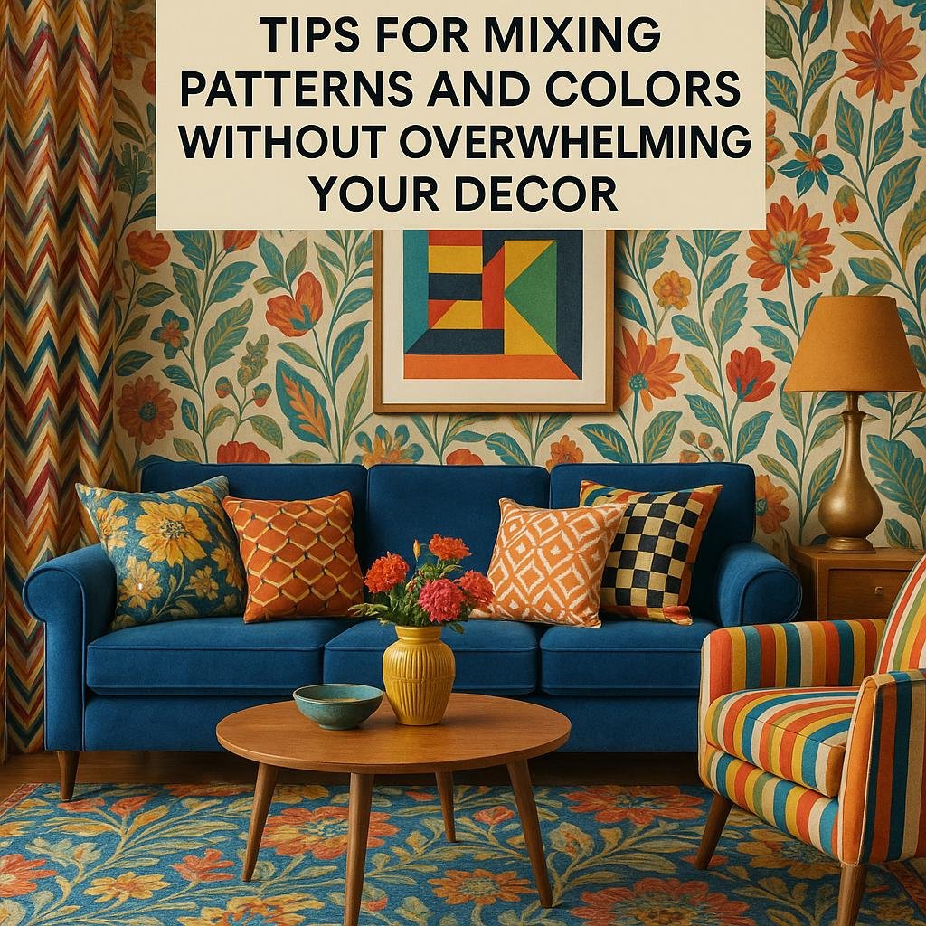 Tips for Mixing Patterns and Colors Without Overwhelming Your Decor
