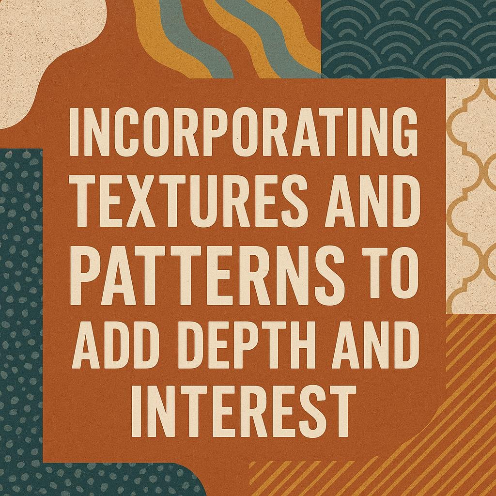 Incorporating Textures and Patterns to Add Depth and Interest