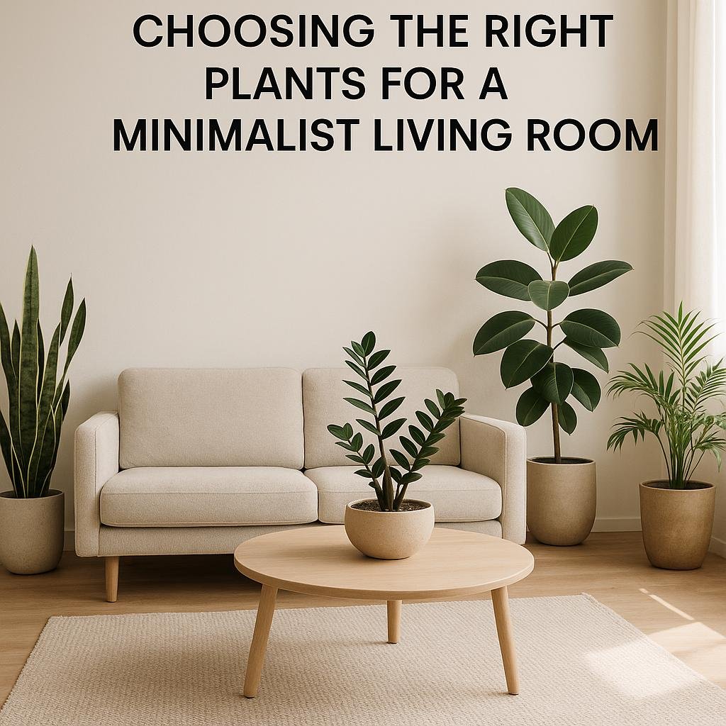 choosing the Right Plants for a Minimalist Living Room