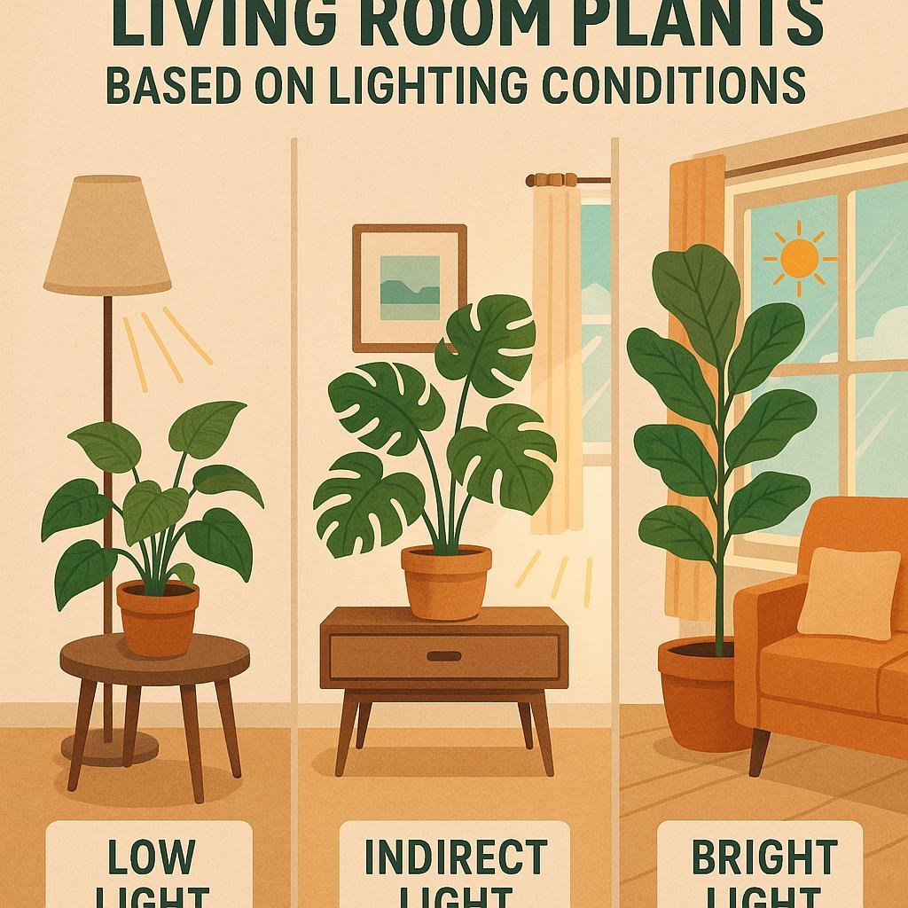 Tips‍ for​ Caring for Your‌ Living Room Plants Based‍ on ‌Lighting conditions