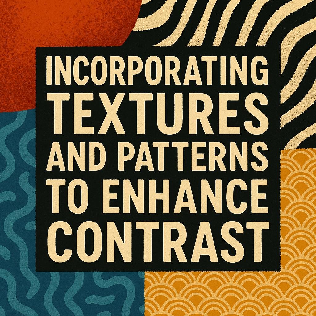 Incorporating Textures and⁤ Patterns to Enhance​ contrast