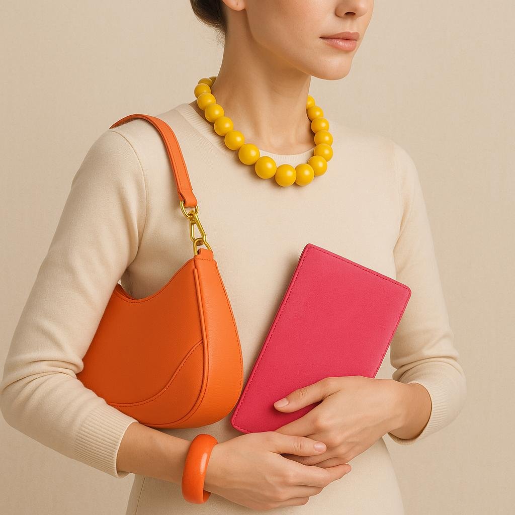 balancing Bright Accessories with Subtle Neutrals for Harmony