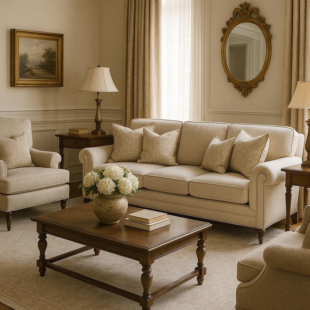 How Traditional Living⁢ Rooms Incorporate Neutral shades for⁤ Timeless Elegance