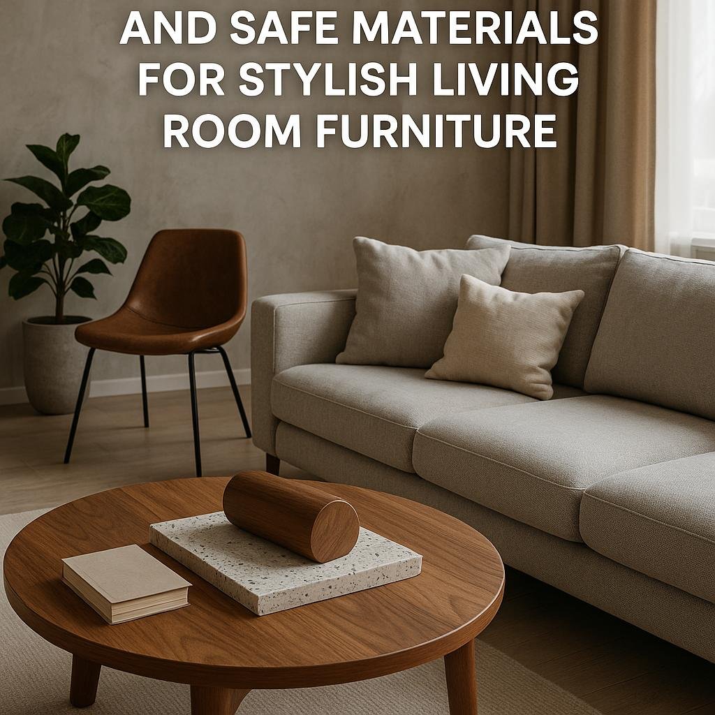 Choosing Durable and Safe Materials for Stylish Living Room Furniture