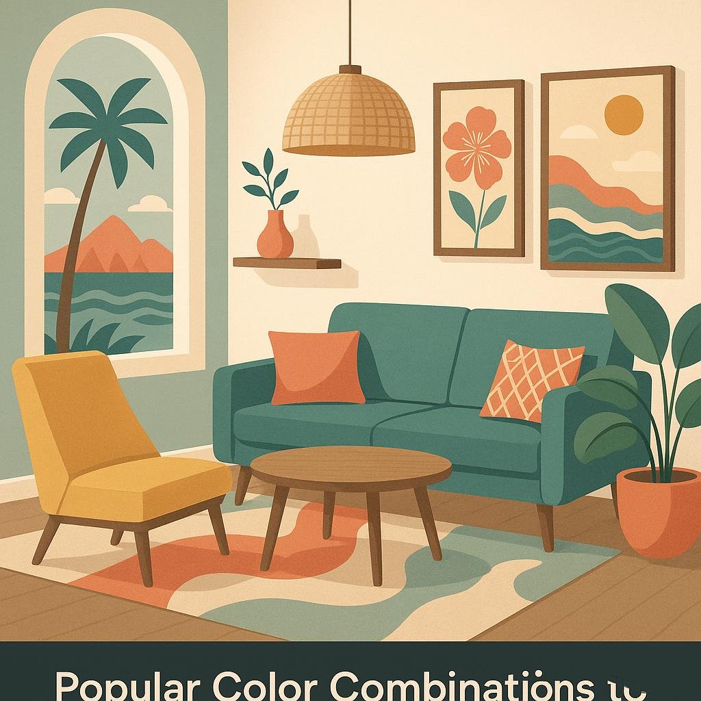 Popular Color Combinations to Capture the Hawaiian Modern Scandinavian Vibe