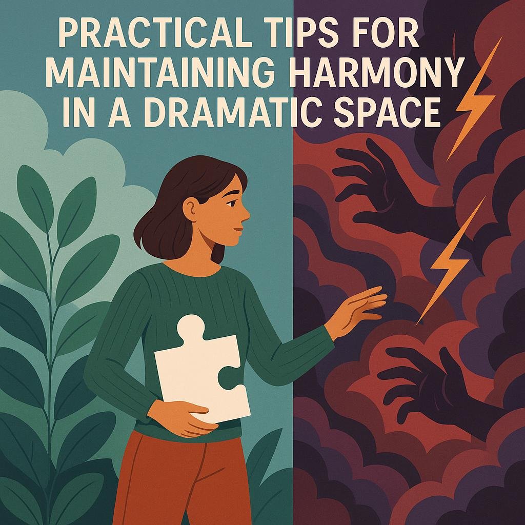 Practical Tips for Maintaining Harmony in a Dramatic Space