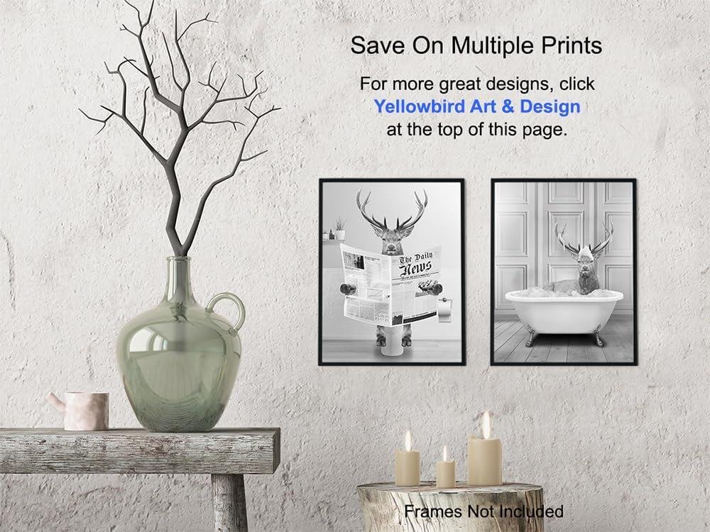 We Review: Rustic Deer‍ Bathroom Art for Country Charm