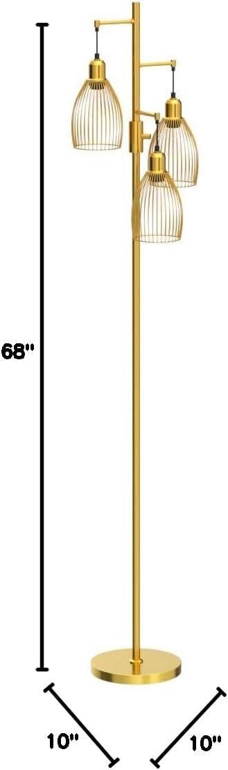 Our Review:⁣ Stylish, ⁤Dimmable Industrial Floor Lamp for Any Room