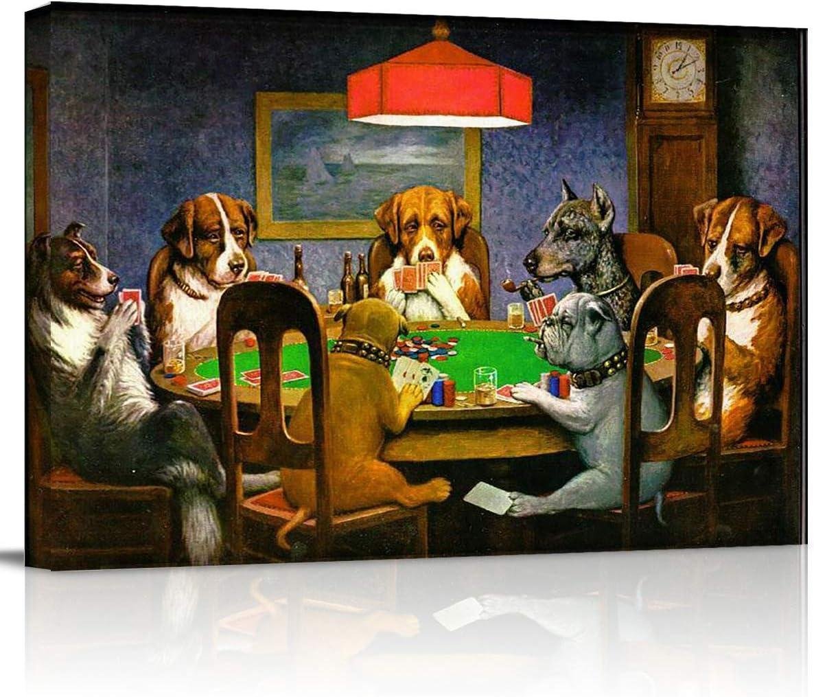 Our Take on Poker⁣ dogs: A⁣ Playful Canvas Print Review