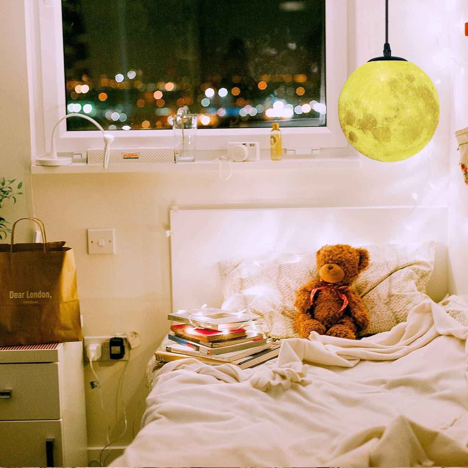 Our Friendly Review: Plug-In Moon Pendant Light with⁢ Long Cord