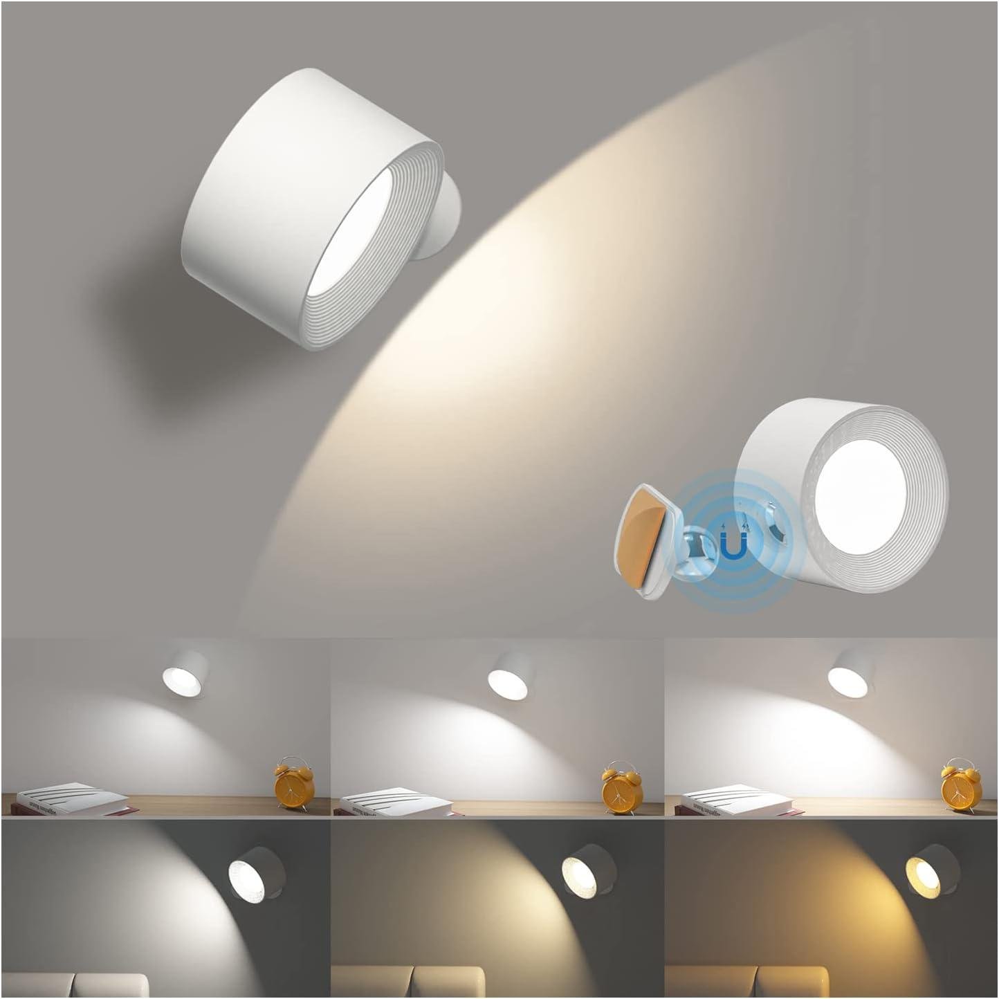 Why We Love This 360° adjustable Battery Operated ⁣Wall Light