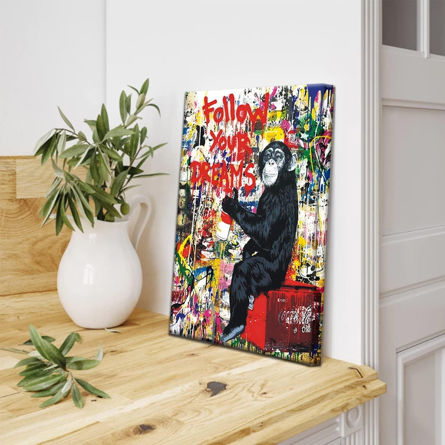 We Review: Banksy's Inspirational Monkey Canvas ⁣Art