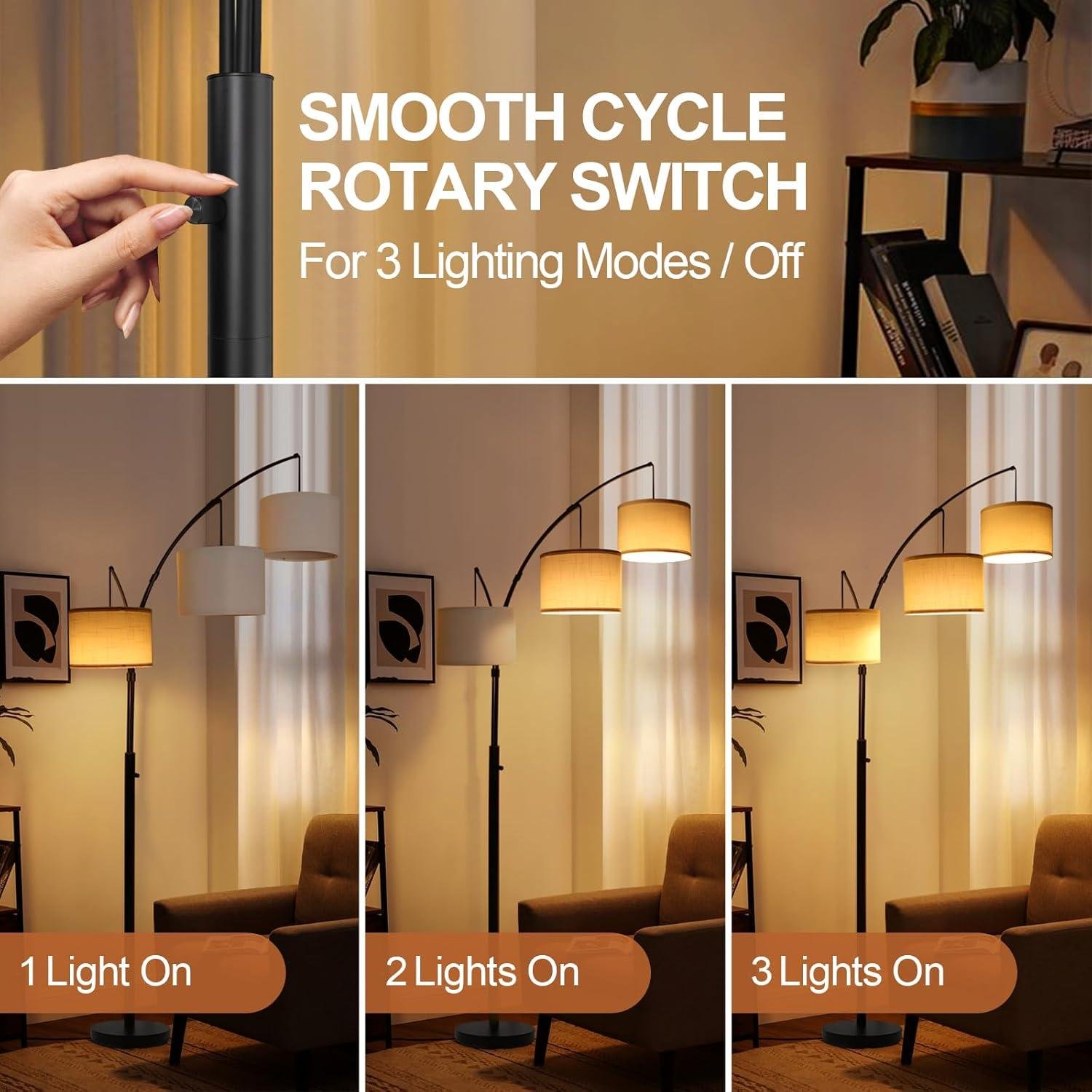 Our Review of the OUTON Arc LED Floor Lamp: Stylish, Radiant & Adjustable