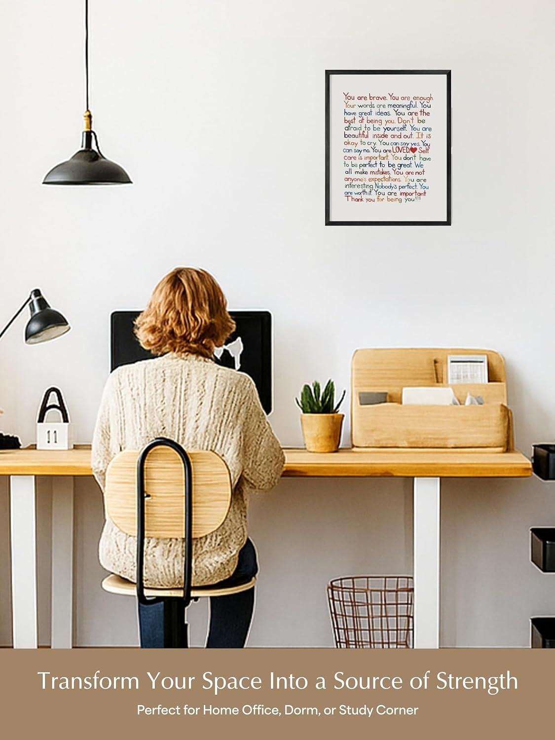 How We adorned Our Spaces with Encouraging Words