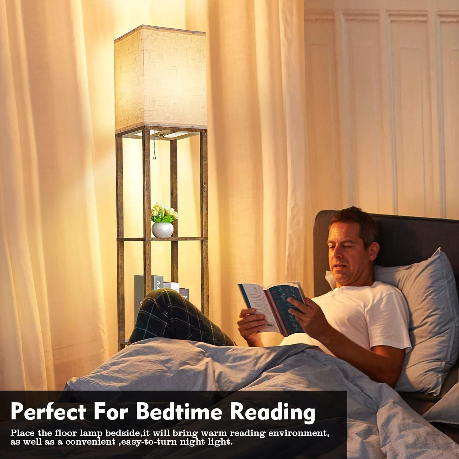 Why ⁤We love the RUNTOP Floor ‍Lamp with Shelves for Any Room