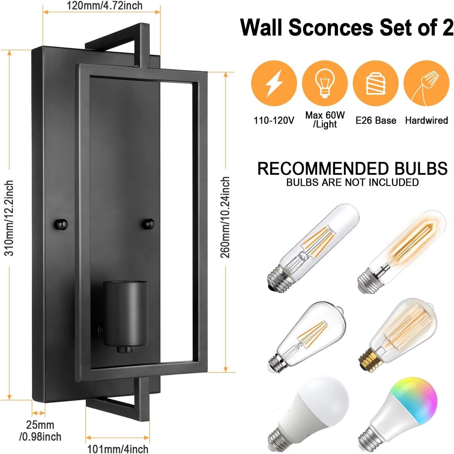 Our review: Vintage⁢ Industrial Wall Sconces Set for Stylish Lighting