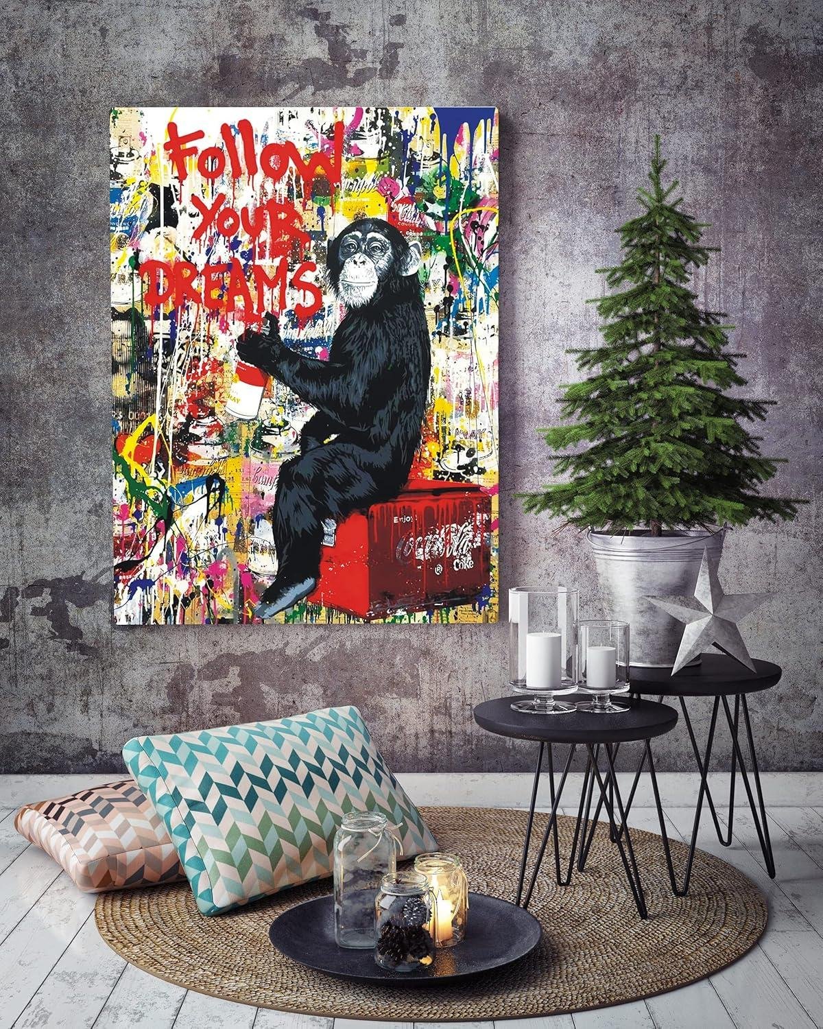 We Review:​ banksy's ⁤Inspirational Monkey Canvas Art