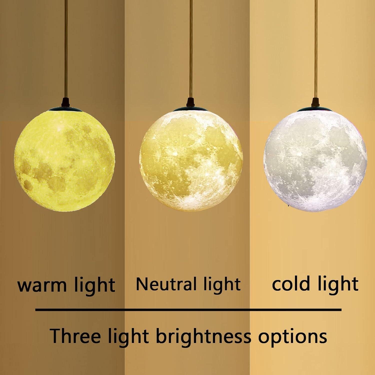 Our Friendly Review: Plug-In Moon Pendant Light with Long Cord