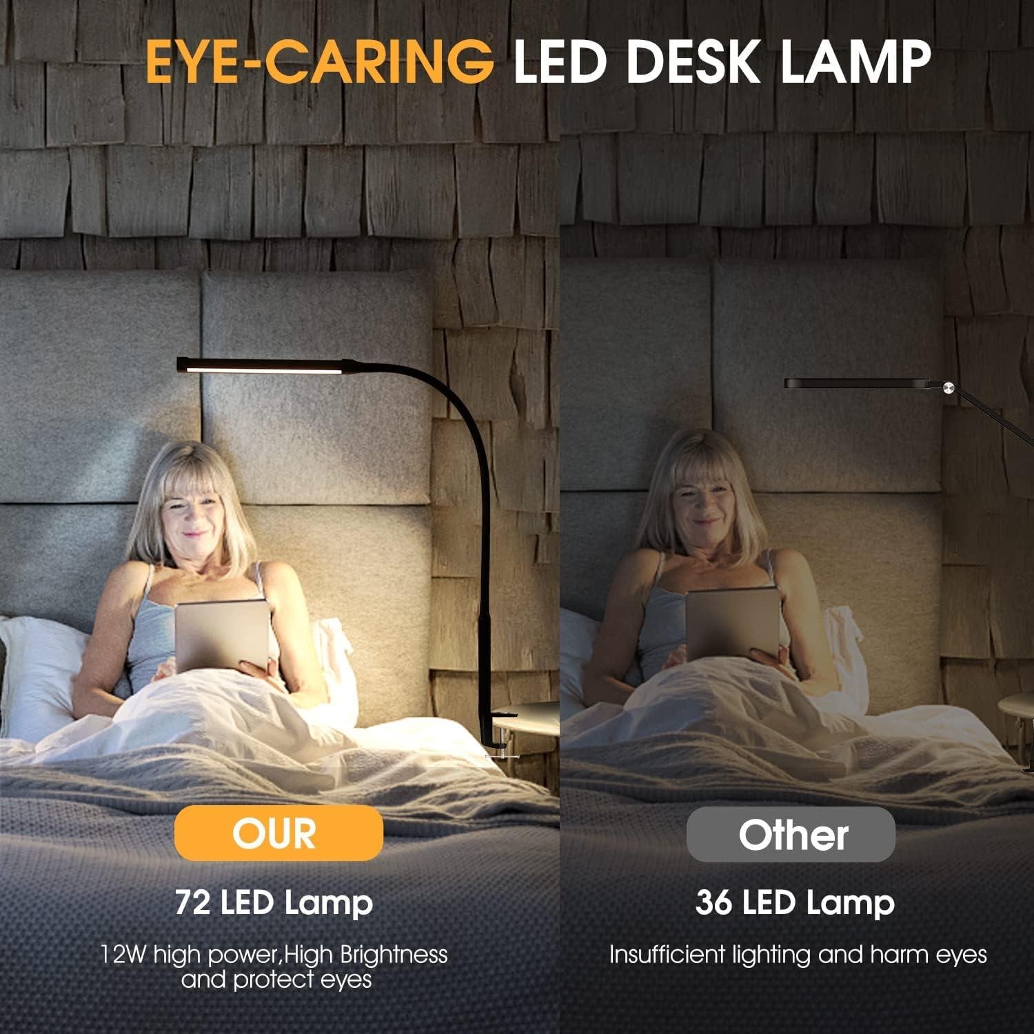 Our Review: Versatile LED Desk Lamp with Eye-Caring Brightness