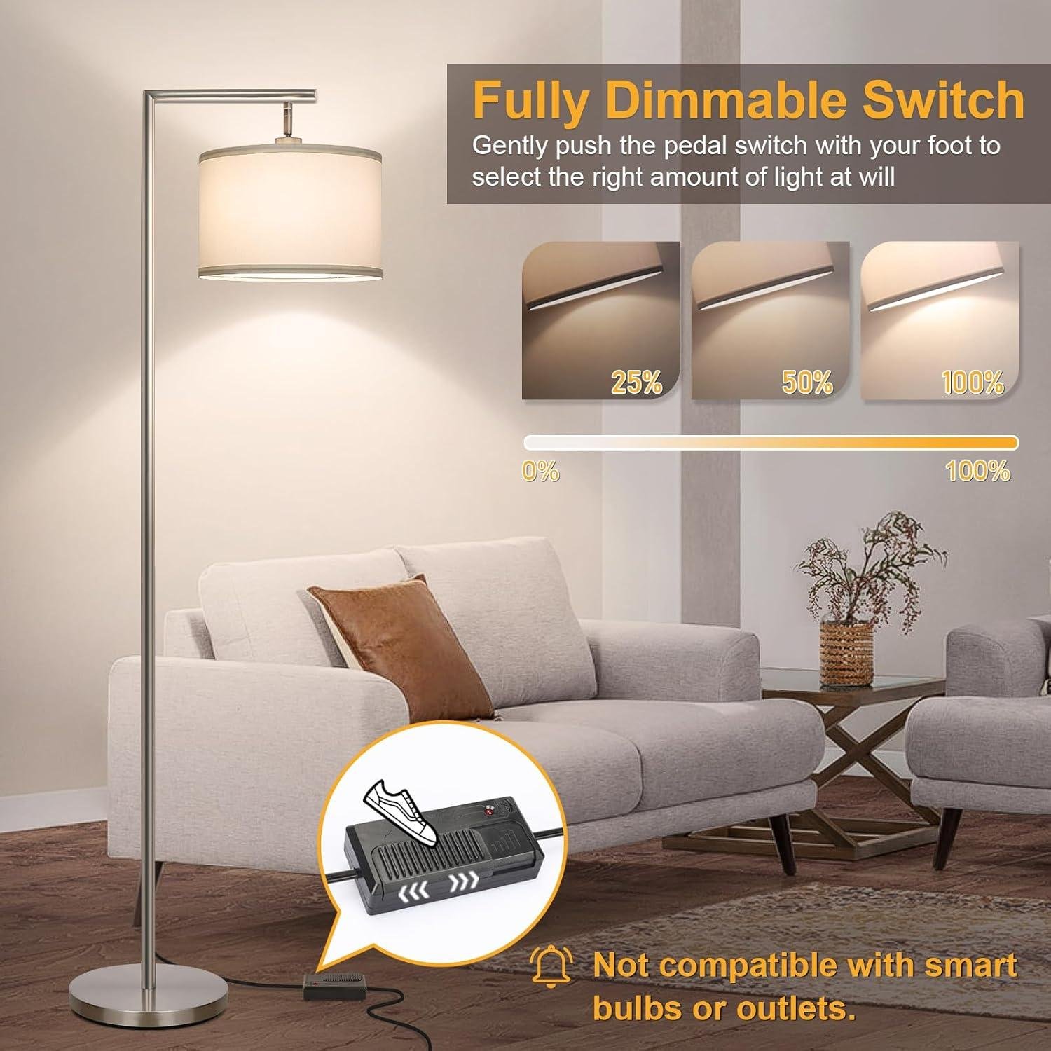 Our Review: Stylish & Adjustable Silver‌ Floor ⁢Lamp for ⁣Every Room