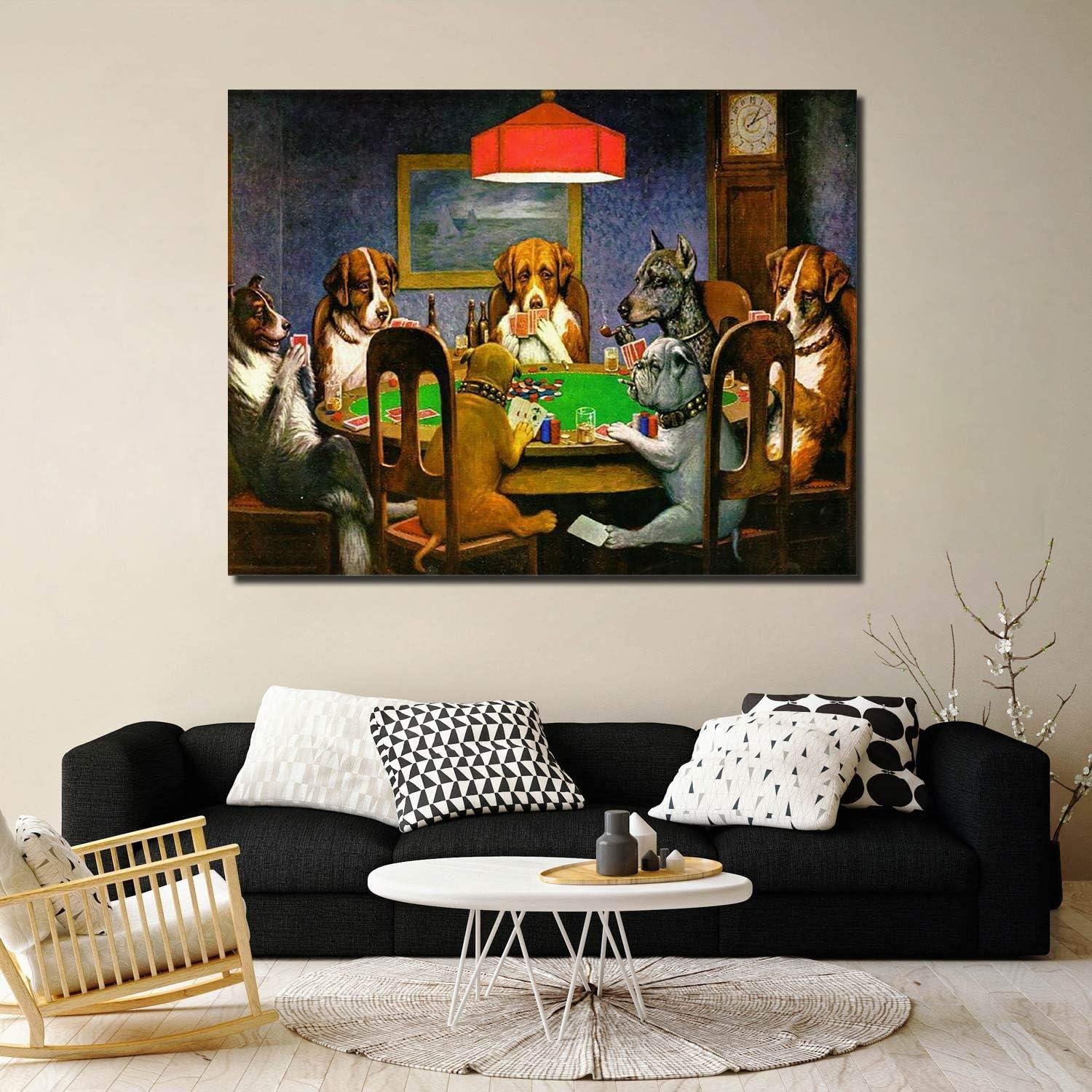 Our Take on Poker Dogs: A⁤ Playful Canvas⁣ Print Review