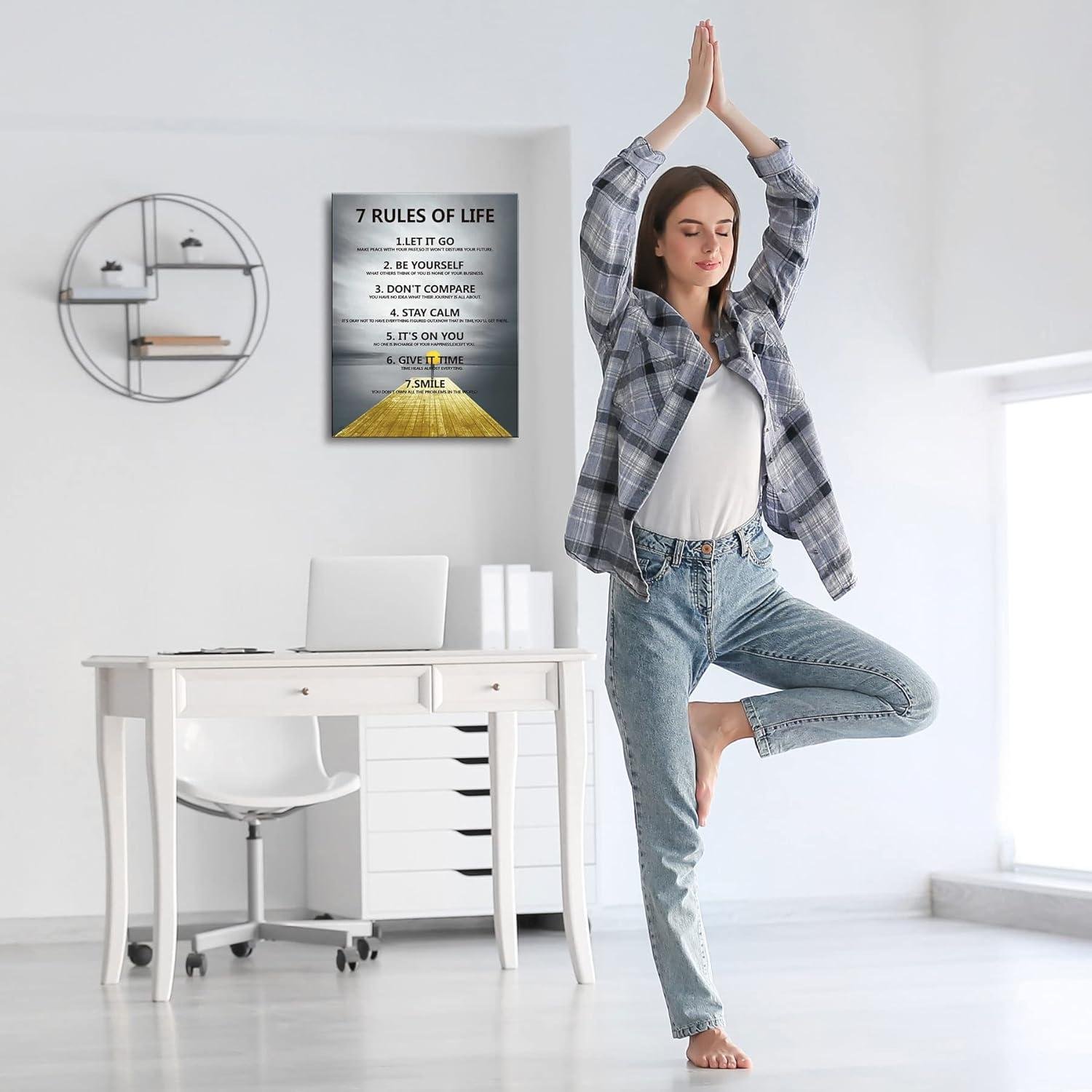 7 Rules of Life Canvas: Our Review of This Uplifting Decor