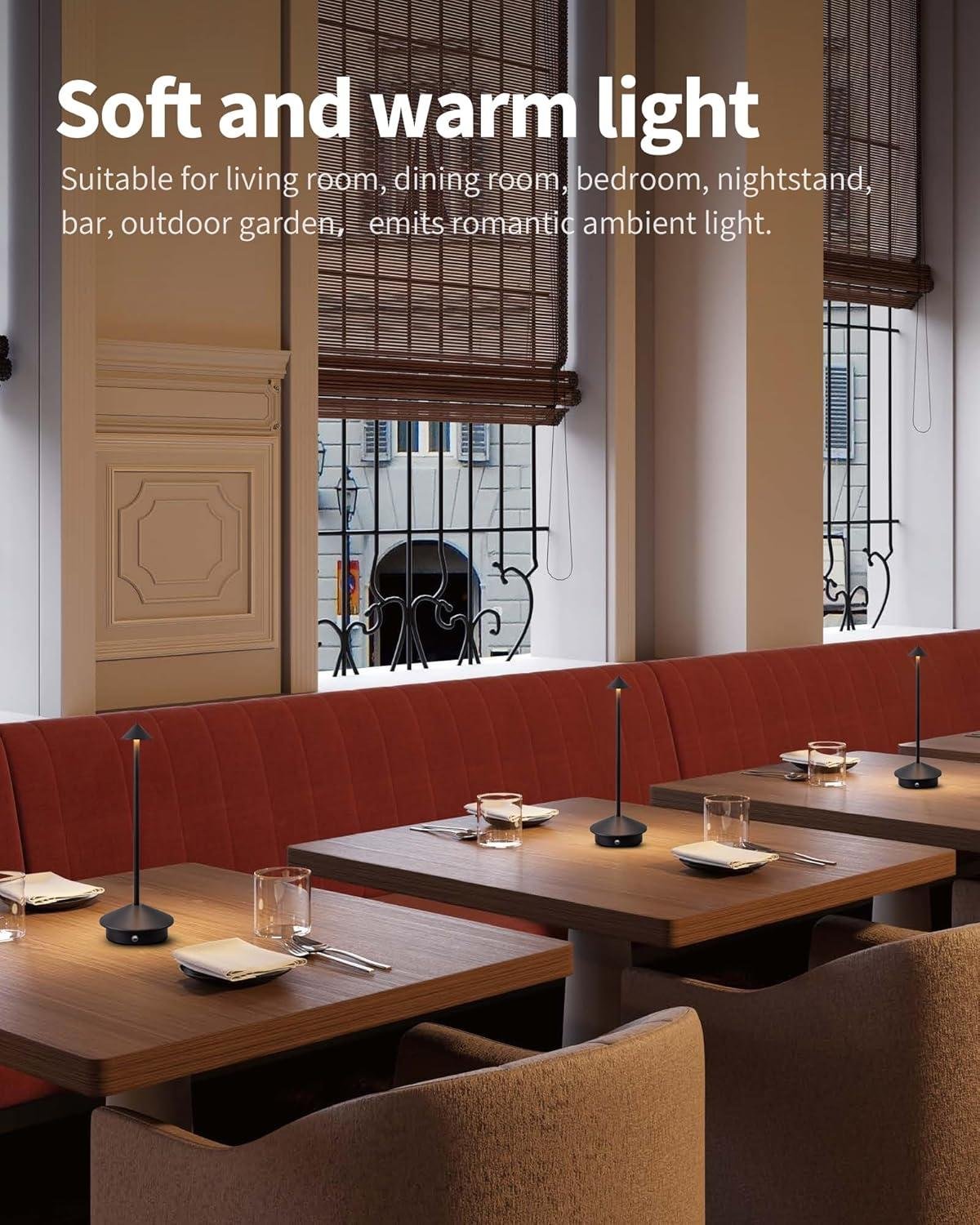 Our Review: Modern Cordless LED Table Lamp Set for Every Space