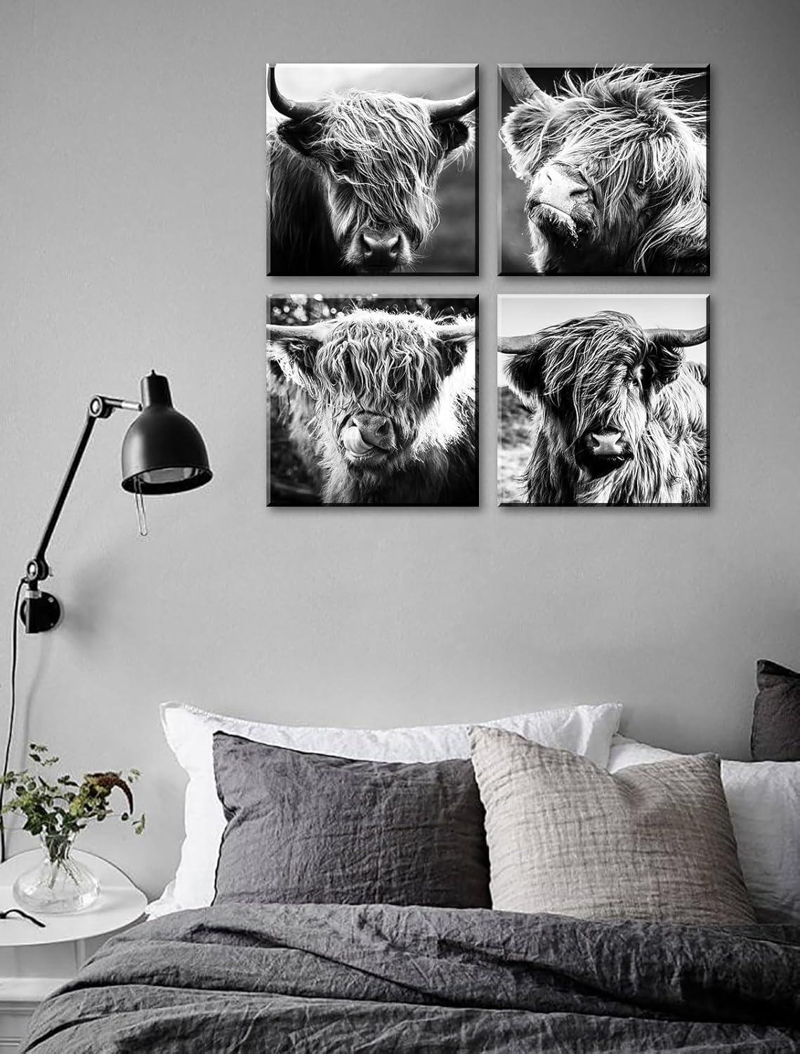 Our ⁤Review: Rustic Highland Cow⁢ Canvas art for ⁢Modern Homes