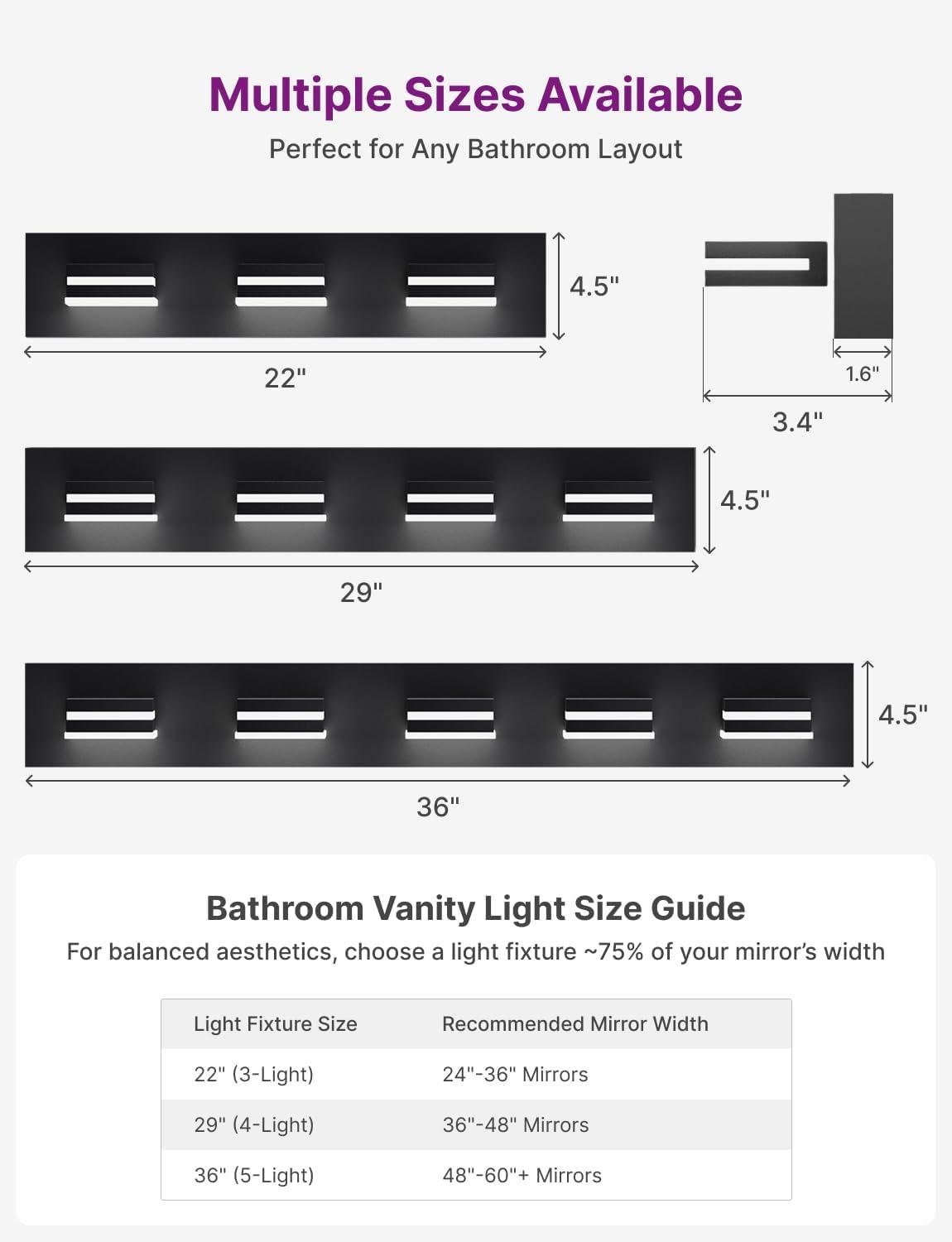 How We Brightened Our Bathroom with This Sleek Dimmable Vanity light