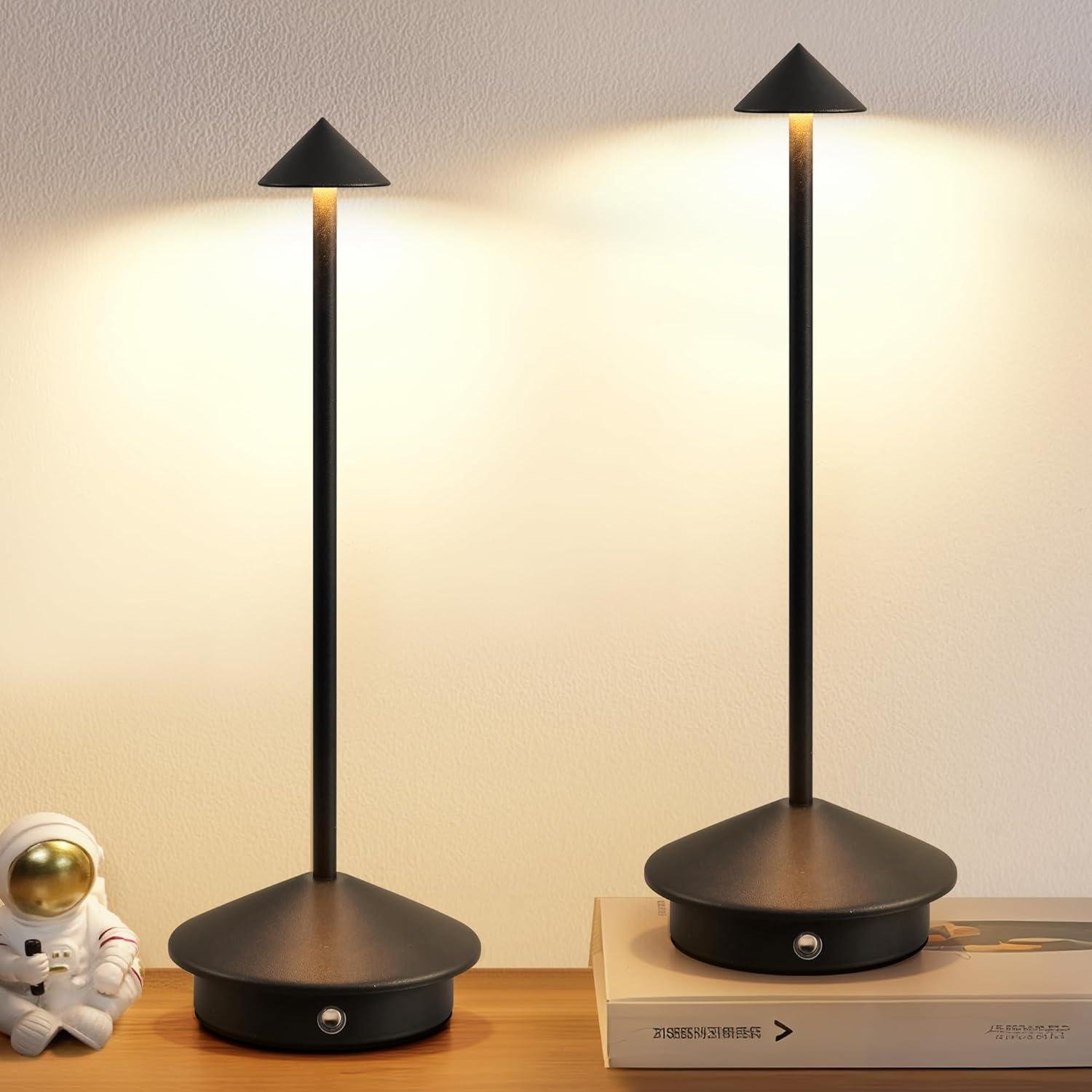 Our Review: Modern Cordless LED table Lamp Set for Every space