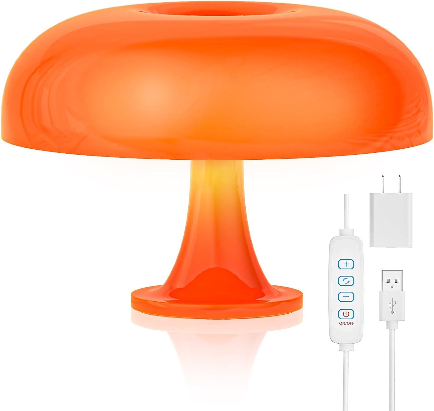 Why We Love the Orange Mushroom Lamp: Retro Style & versatile Glow