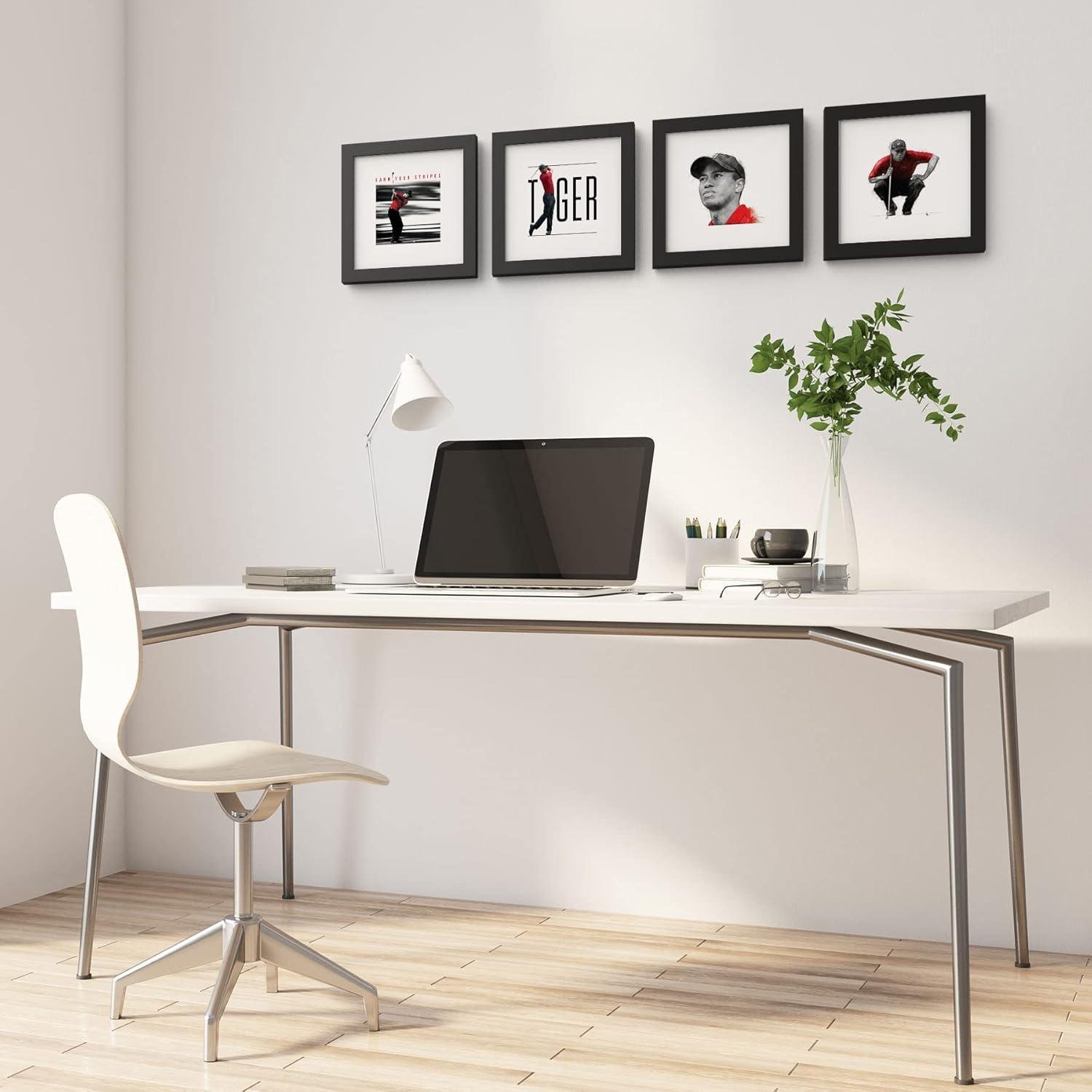 Tiger Woods Fist Pump Art: Our Golf Den Makeover