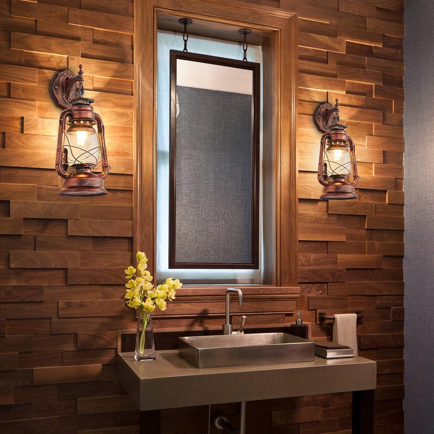 Our Review: NOXARTE Rustic Wall Sconce Perfect for Cozy Farmhouse Lighting