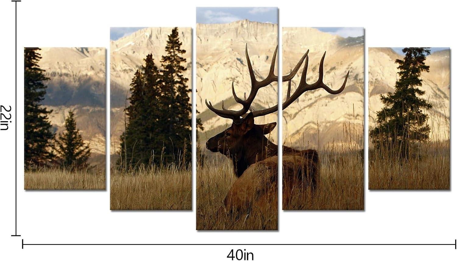 Exploring Autumn Majesty: Our Review of VVOVV's Deer Canvas Art