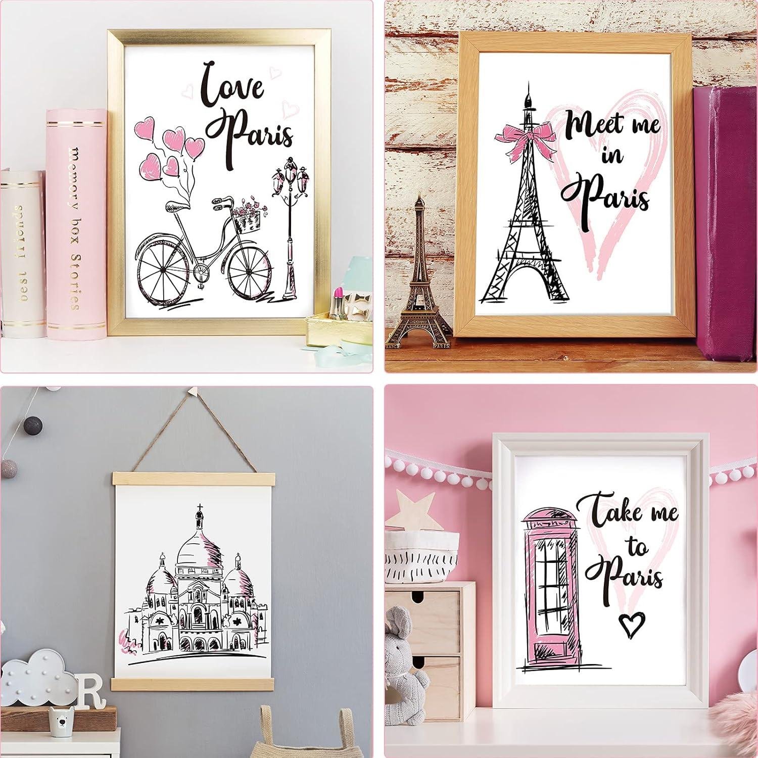 Our Take on Outus Pink Paris wall Decor: Ooh La La!