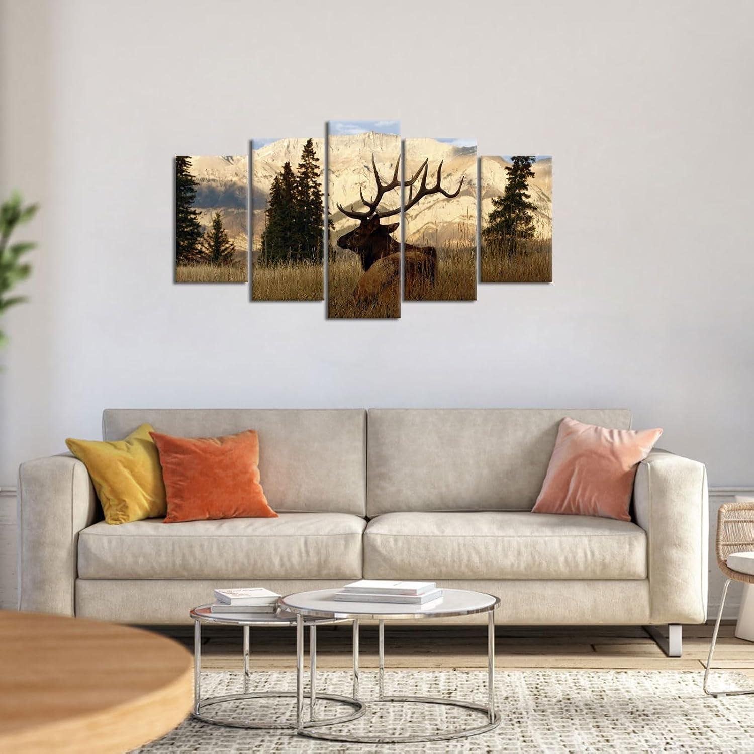 Exploring Autumn Majesty: Our Review of VVOVV's Deer Canvas Art