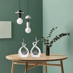 Norrclp Modern Abstract Ceramic Statue - Elegant Table Decor for Dining Room, Living Room, and Office Centerpieces. - Image 5