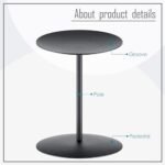 Matte Black Smtyle Candle Holders for Pillar Candles – Elegant Table Centerpieces & Gifts for Minimalists - Image 5