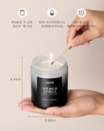 AOOVOO Men's Scented Candle Set – 6 Pack, 300-Hour Soy Wax Candles for Gifts & Home Use - Image 5