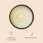 LA JOLIE MUSE Santal Himalayen Candle - Luxury Amber Scented Soy Candle, 60-Hour Burn for Home Decor. - Image 4
