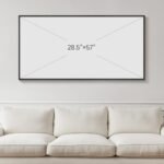 Extra Large Blue Abstract Wall Art for Living Room - Modern Canvas Prints 30x60" for Home Decor. - Image 2