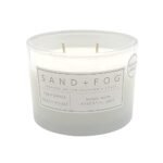 Sand + Fog Scented Candle - California Beach House - 100% Cotton Wick - Luxury Home Fragrance - 12oz Jar - Image 2