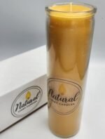 USA-Made Pure Beeswax Candle for Vigil, Yartzeit, Yom Kippur, Meditation & Prayer. 100-Hour Burn! - Image 4