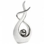 Norrclp Modern Abstract Ceramic Statue - Elegant Table Decor for Dining Room, Living Room, and Office Centerpieces. - Image 7